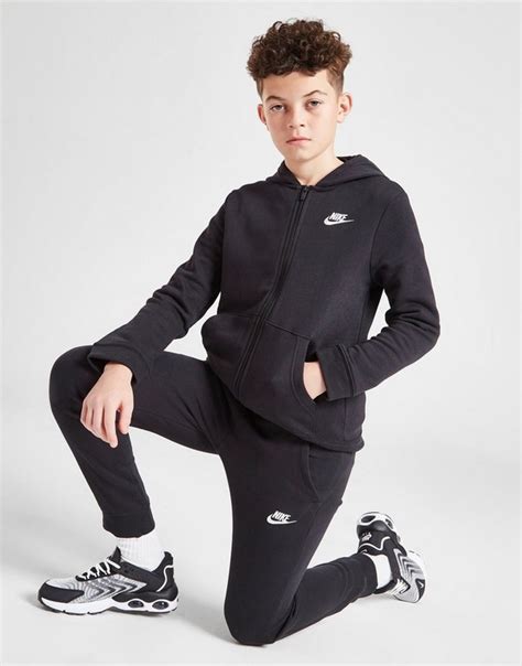 fluffy nike tracksuit.